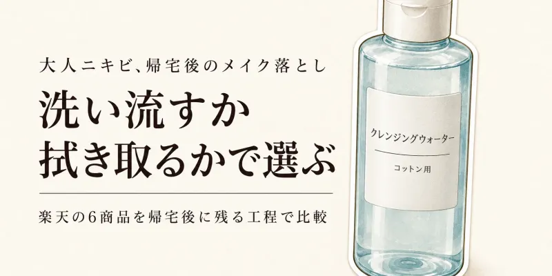 クレンジングオイル・クレンジングウォーターおすすめ人気ランキング｜楽天のレビュー数順で帰宅後の使い方を比較